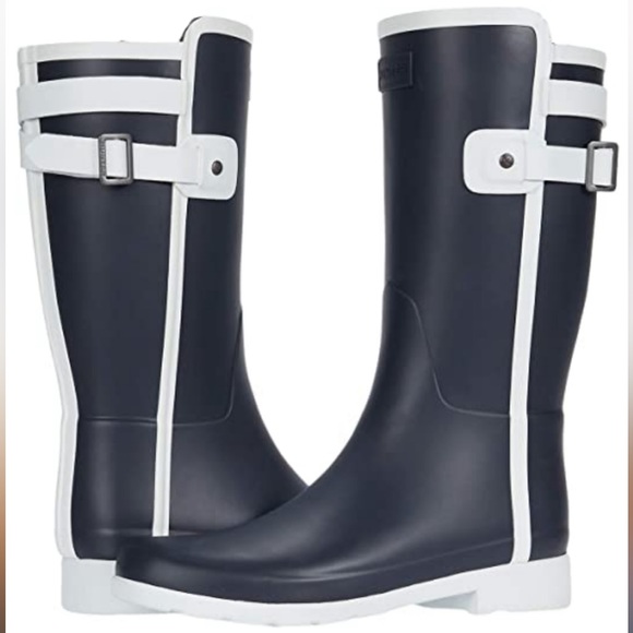 HUNTER REFINED SLIM FIT MID CALF BOOTS SIZE 6 - Picture 4 of 11